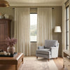 Braden Cotton Linen Light Filtering Curtain