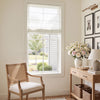 Linden Linen Blend Sheer Roman Shade
