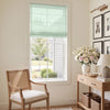 Linden Linen Blend Sheer Roman Shade